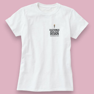 Customizable Blank Business Corporate Simple  T-Shirt