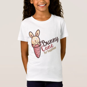 Customizable Bunny Cone T-Shirt
