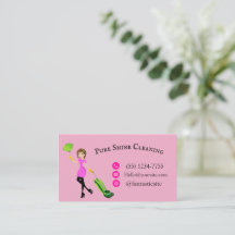 "Customizable Business Card - Pure Shine Cleaning"