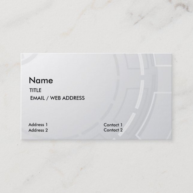 CUSTOMIZABLE BUSINESS CARDS (Front)