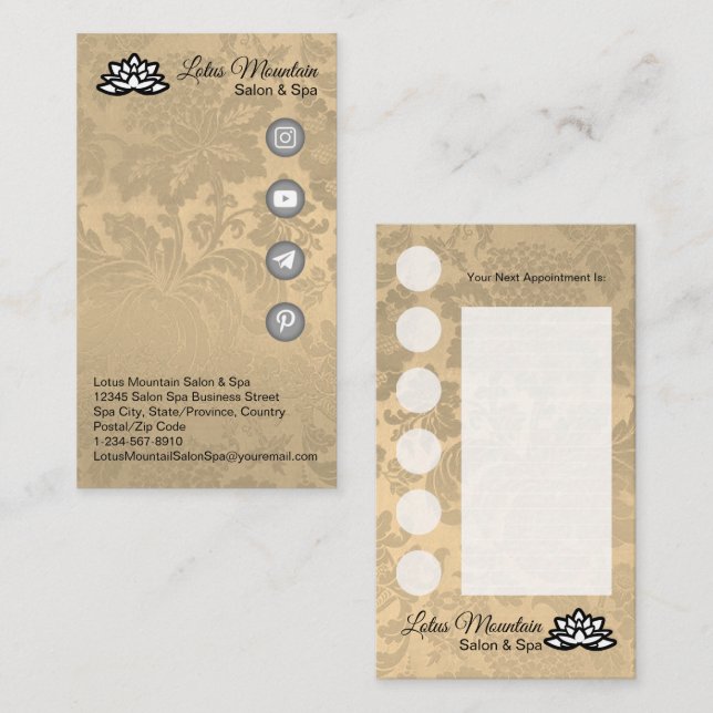 Customizable Business Loyalty Card (Front/Back)