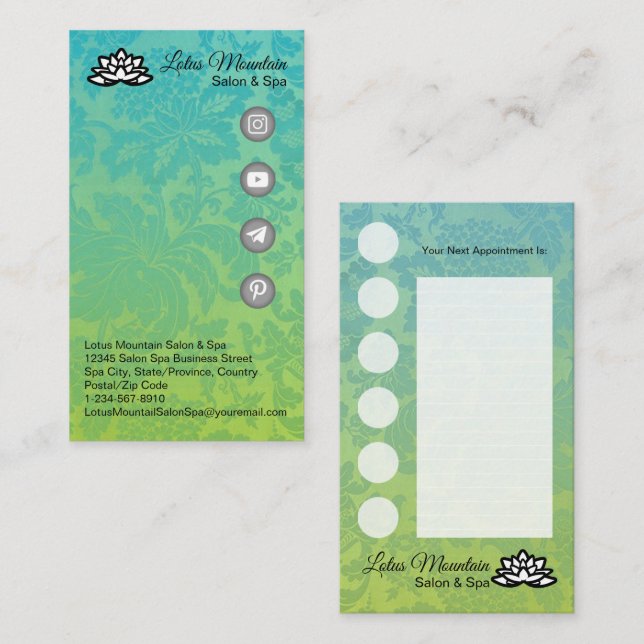 Customizable Business Loyalty Card (Front/Back)