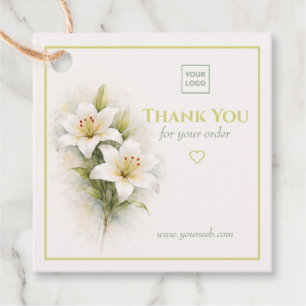 Customizable Business Thank You Tag with Lily