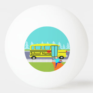 Funny Cartoons Ping Pong Table Tennis Balls Zazzle Co Nz