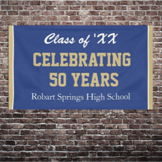 Customizable! Celebrate any year reunion banner