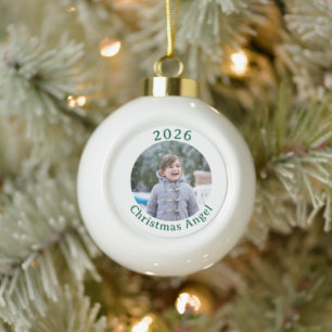 Customizable Christmas Angel Framed Ornament