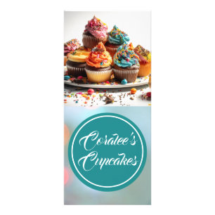 Customizable Classic Rack Card Cupcake Flyer