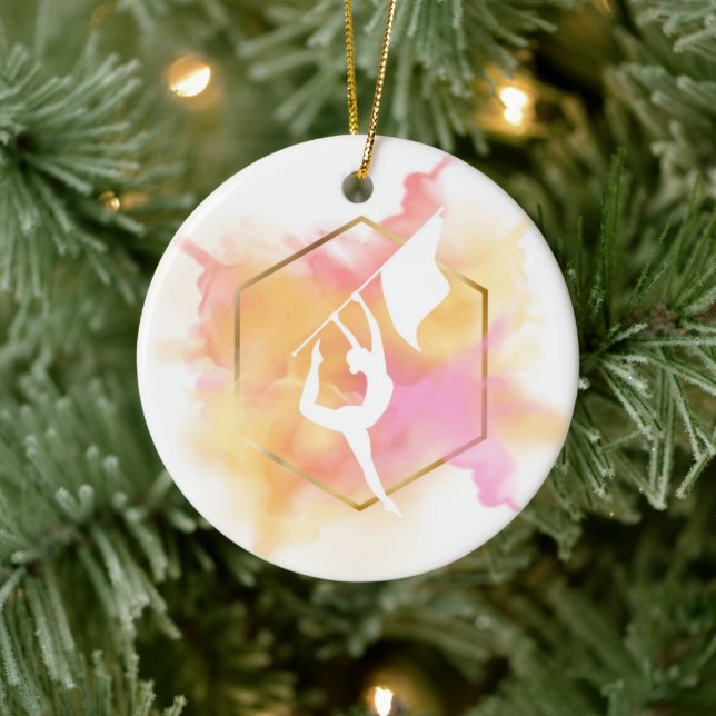 Customizable Color Guard Ornament (Tree)