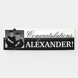 Customizable Congratulations graduation banner