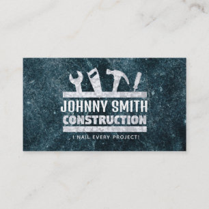 Customizable Construction Slogans Business Cards