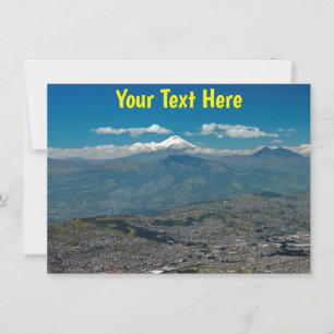 Customizable Cotopaxi & Quito Card