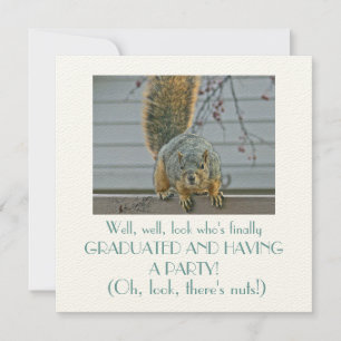 CUSTOMIZABLE CUTE INVITATION (SQUIRREL ON FENCE)