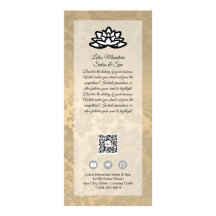 Customizable Damask Ombre Salon Spa Card Template