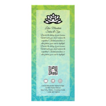 Customizable Damask Ombre Salon Spa Card Template