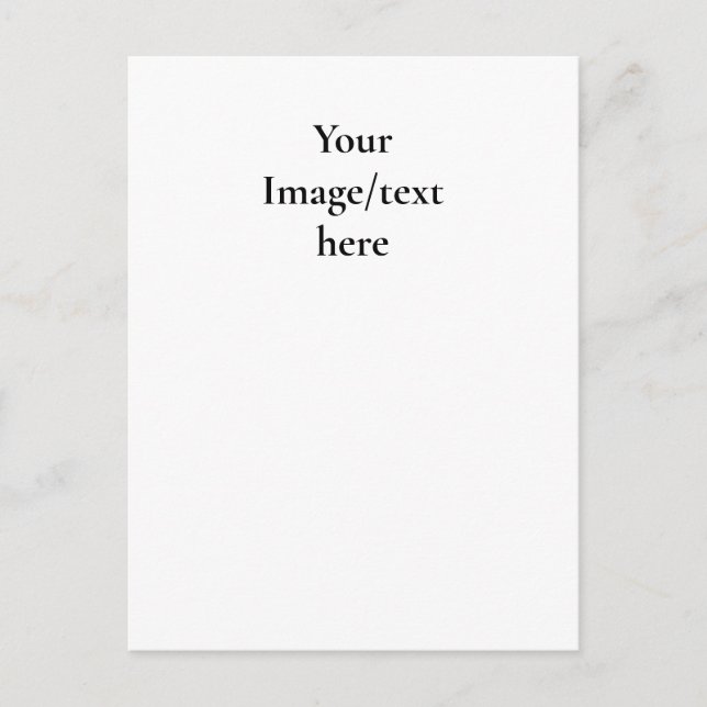 Customizable Design Template | Upload Your Own Art Postcard (Front)