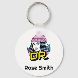 Customizable Dr. PhD Doctor Graduation Gift Key Ring