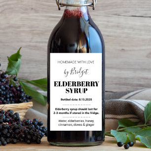 Customizable Elderberry Syrup Label ZEB_01