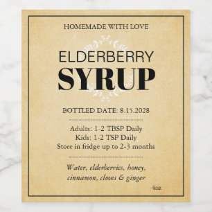 Customizable Elderberry Syrup Label ZEB_04a