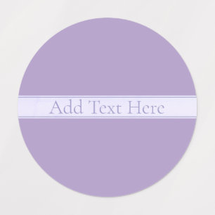 Customizable Elegant Light Lavender Purple