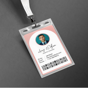 Customizable Employee ID  ID Badge