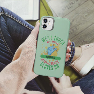 Customizable EMT/CRNA/CNA/LPN/DOCTOR Glove - NURSE Case-Mate iPhone Case