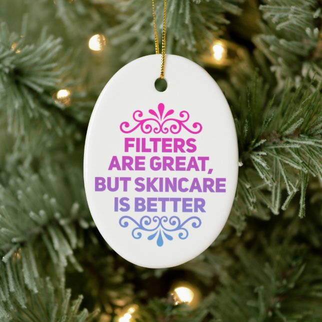 Customizable Esthetician skin care  Ceramic Tree Decoration (Tree)