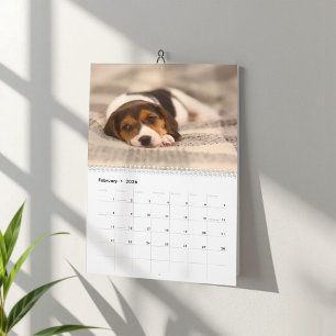 Customizable Estonian Hound Dog Calendar 