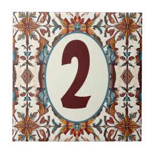 Customizable Fabulous Fall and Blue Tile