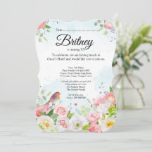 Customizable Female Birthday Invitation – Editable