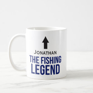 Customizable Fishing Coffee Mug Gift for Fishermen