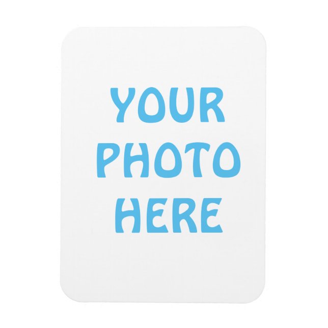 CUSTOMIZABLE Flexible Photo Magnet (Vertical)