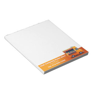 CUSTOMIZABLE Food Truck Note Pad