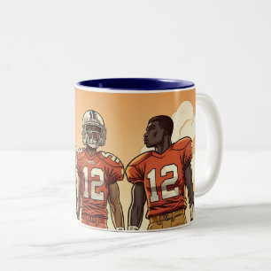 Customizable Football Soccer cofee Two-Tone Coffee Mug