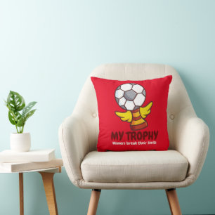 Customizable Football Trophy Cushion