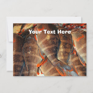 Customizable fresh fish Card