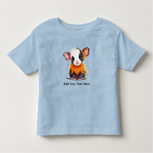 Customizable Funny Baby Cow Toddler T-Shirt