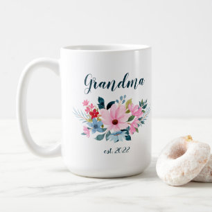 CUSTOMIZABLE Grandma Date - First time Grandma Coffee Mug