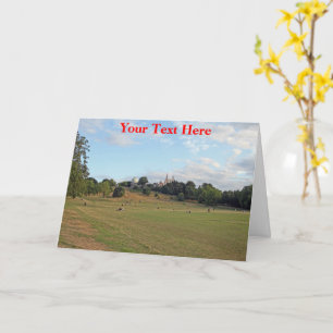 Customizable Greenwich Park, London Card