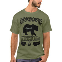 Customizable Hawaii Da Uncle Bear Silhouette