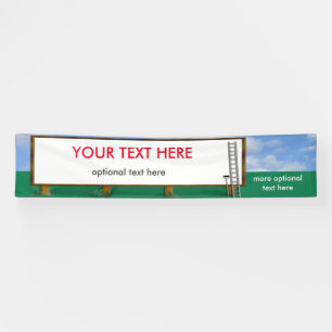 CUSTOMIZABLE HIGHWAY BILLBOARD 2.5 x 12 Banner
