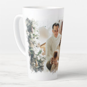 Customizable Holiday Picture Latte Mug
