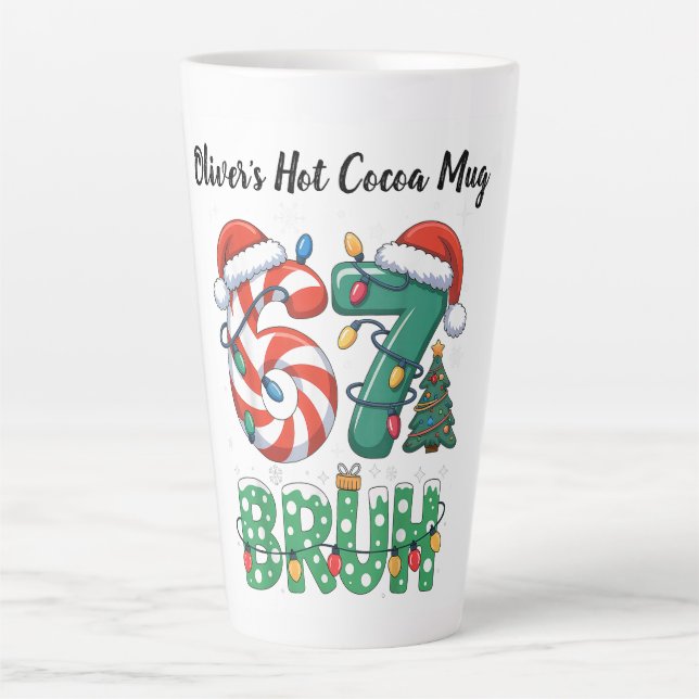 Customizable Hot Cocoa Mug – Sweet Holiday Meme  (Front)