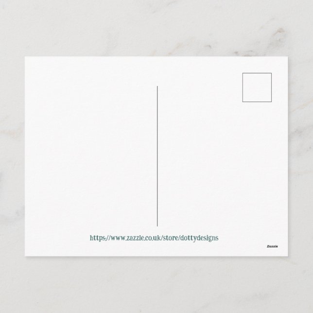  Customizable Hygge Scandinavian Minimalist   Holiday Postcard (Back)