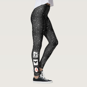 Customizable Initialing Leggings KANJI LOVE,