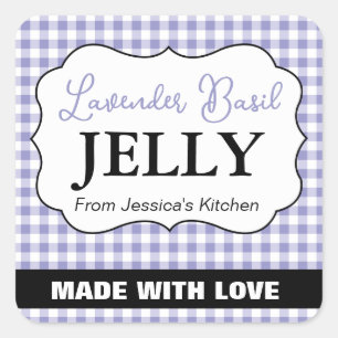 Customizable Jam Jelly Preserve Label ZJM_001a