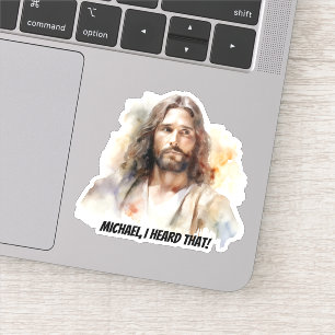 Customizable Jesus portrait - I heard that 