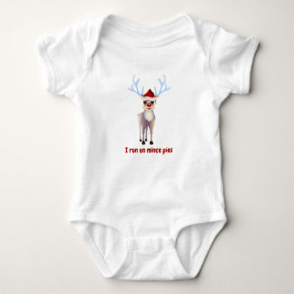 Customizable Jolly  Rudolf Baby Bodysuit