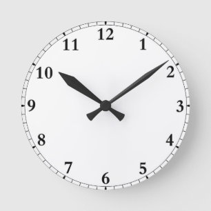 Customizable Kitchen Wall Clock with Numbers