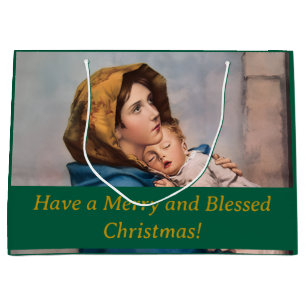 Customizable Madonna & Child Gift Bag