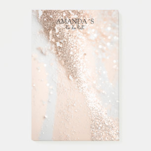 Customizable Modern Glitter Notes